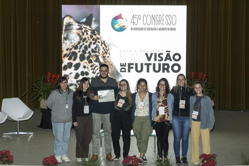 Trabalho do Zoo de Curitiba é certificado pela Azab durante evento nacional.
Foto: Divulgação