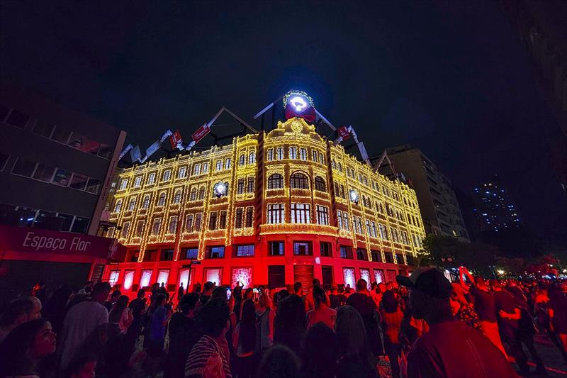 Decoração de Natal do Palácio Avenida. Curitiba, 03/12/2022. Foto: Pedro Ribas/SMCS