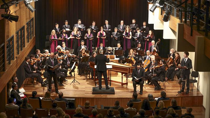 Apresentação da Camerata Antiqua de Curitiba na Capela Santa Maria. Foto: Cido Marques
