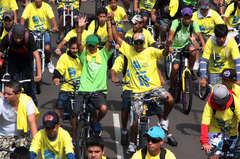 Passeio Ciclístico Regional Tatuquara é uma atividade do Pedala Curitiba a ser realizada semestralmente em todas as Regionais, sábado ou domingo, manhã ou tarde. 
Foto: Guilherme Dala Barba/SMELJ