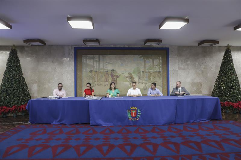 A Prefeitura realizou o 50º sorteio do programa Nota Curitibana, especial de Natal. Curitiba, 12/12/2022. Foto: Hully Paiva/SMCS