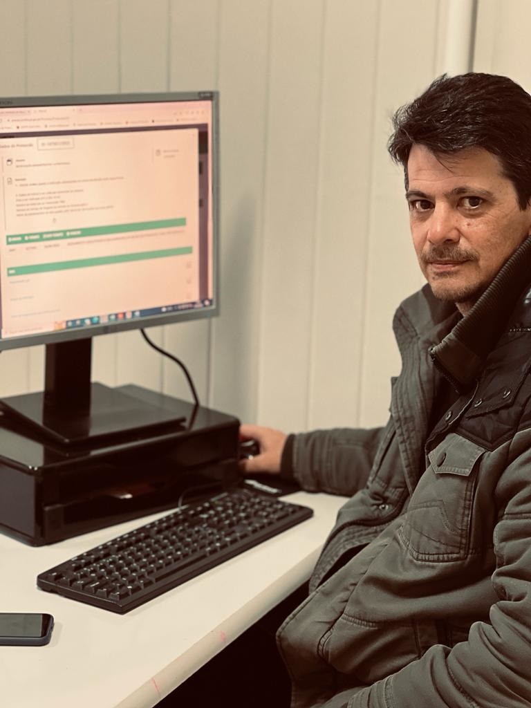 O engenheiro civil e cartógrafo Carlos Eugênio Staub aprovou o serviço Lote Resolvido da Prefeitura. Foto: Divulgação 