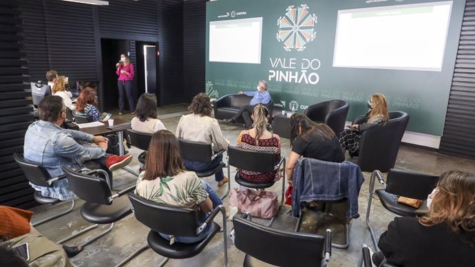 Workshop de economia circular,  a partir das 9h -  Engenho da inovação.Curitiba, 15/03/2022. Foto: Lucilia Guimarães/SMCS
