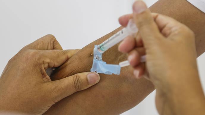 Sábado terá vacinação contra a gripe e sarampo para as crianças de seis meses a menores de 5 anos.  
Foto: Pedro Ribas/SMCS