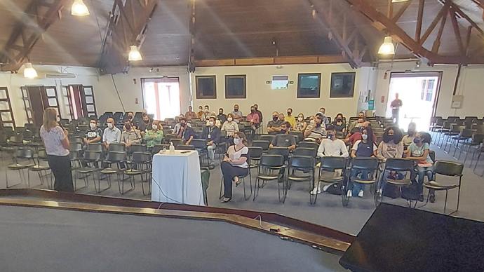 Como funcionam as reuniões do Fala Curitiba.
Foto: Divulgação/Imap