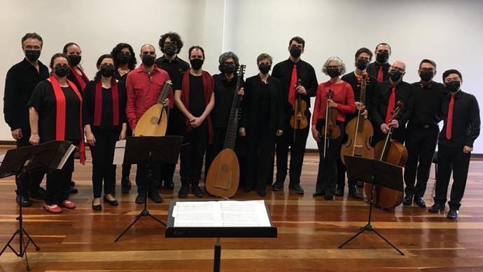 O grupo do Laboratório de Música Antiga da Universidade Federal do Paraná – Lamusa apresenta na 39ª Oficina de Música de Curitiba o concerto Monteverdi em Tempos de Peste.
Foto: Divulgação