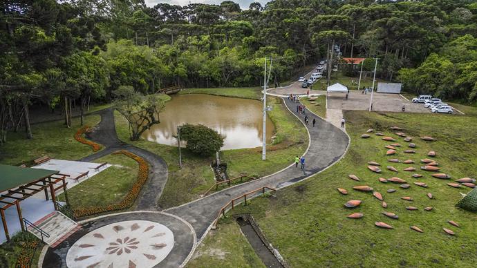 Parque Pinhal de Santana, no bairro Campo de Santana, Tatuquara. Curitiba, 25/11/2022. Foto: Pedro Ribas/SMCS