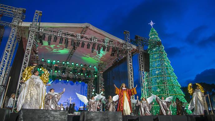 A novidade é a Missa de Natal com o Padre Reginaldo Manzotti, que será realizada na rotatória do Centro Cívico. Foto: Pedro Ribas/SMCS