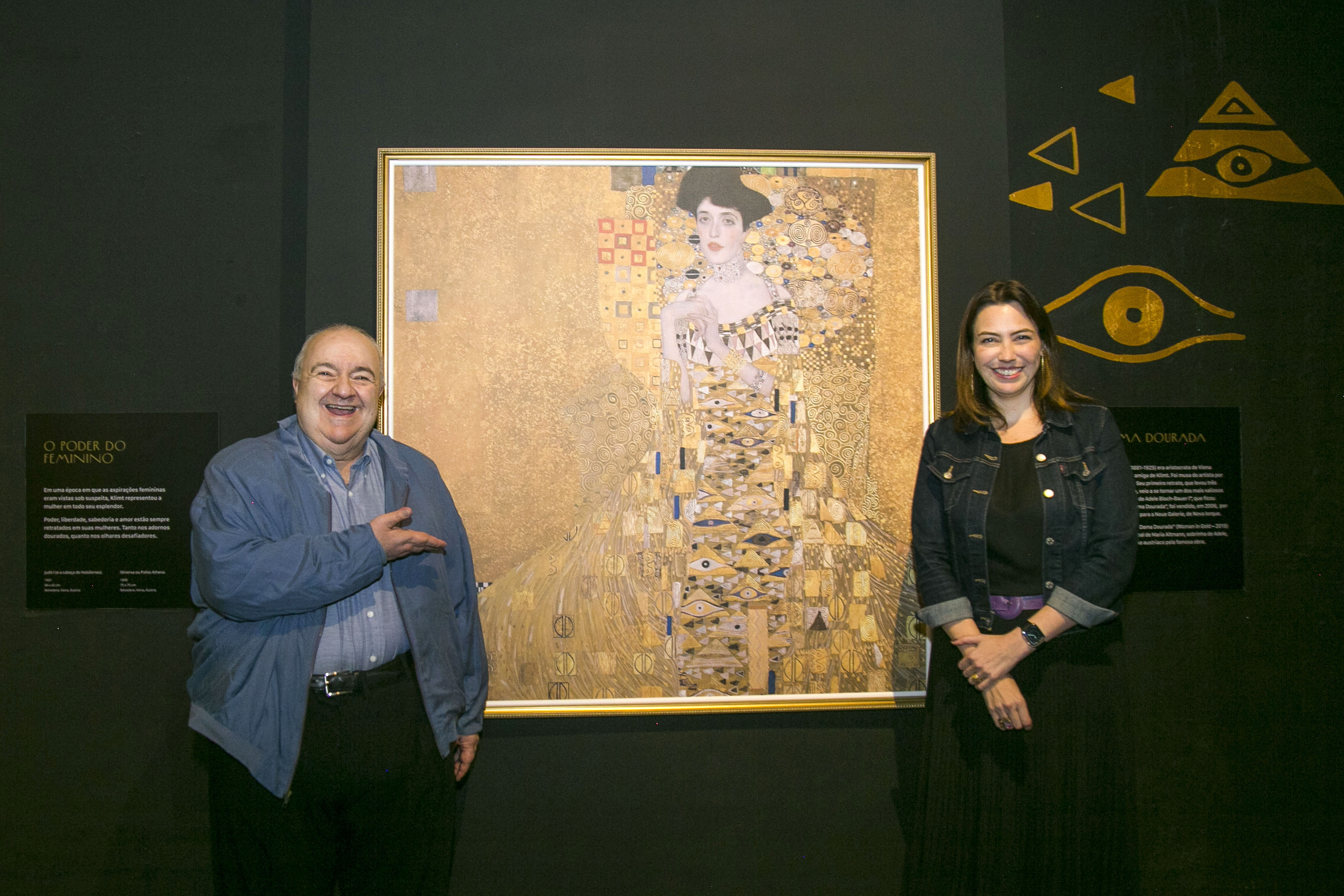 Quadro Gustav Klimt A Dama De Ouro Arte