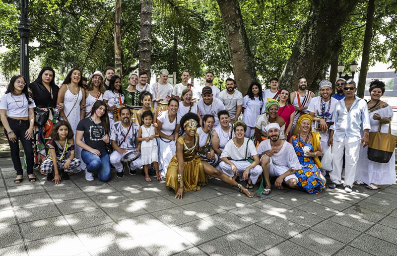Apresentações culturais celebram o respeito às religiões de matriz africana em Curitiba. Curitiba, 22/01/2023. Foto: Hully Paiva/SMCS