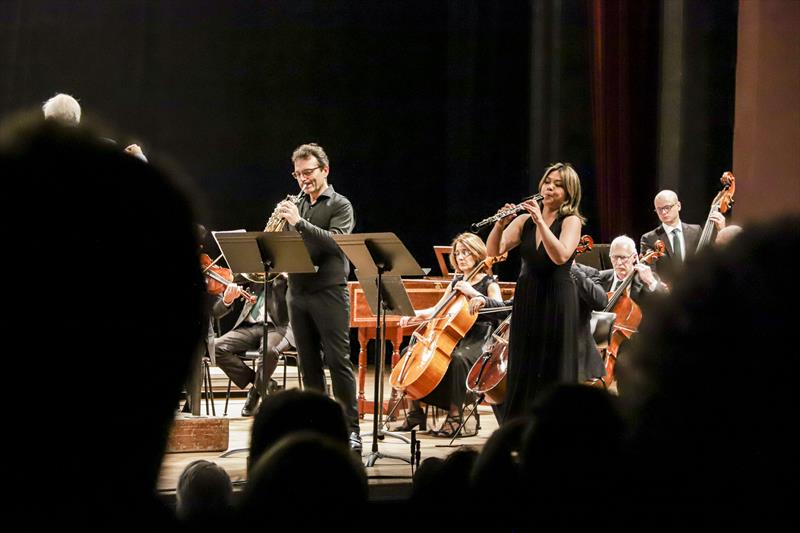 Abertura da 40ª edição da Oficina de Música de Curitiba no Teatro Guaíra. Curitiba, 25/01/2023. Foto: Hully Paiva/SMCS