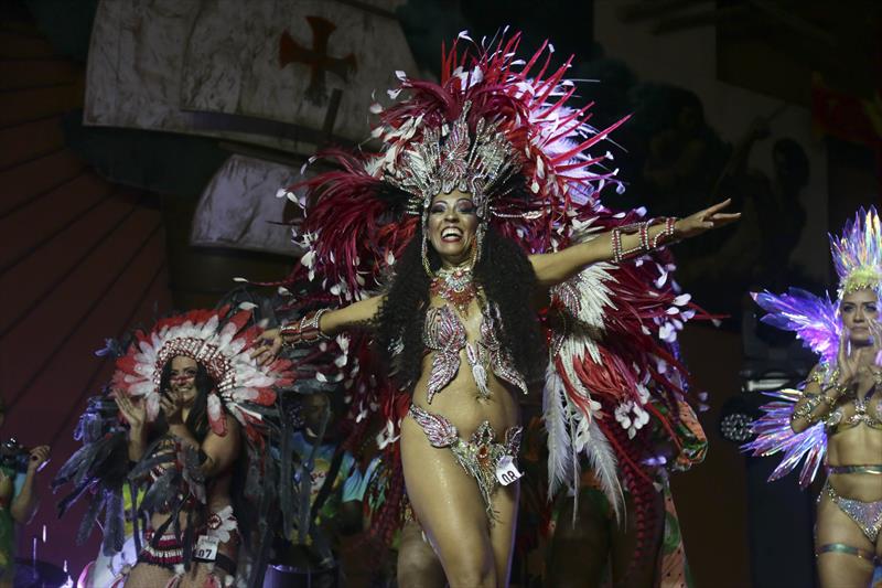 Escolha do Cortejo Real do Carnaval 2023, no Memorial de Curitiba. Foto: Cido Marques/FCC
