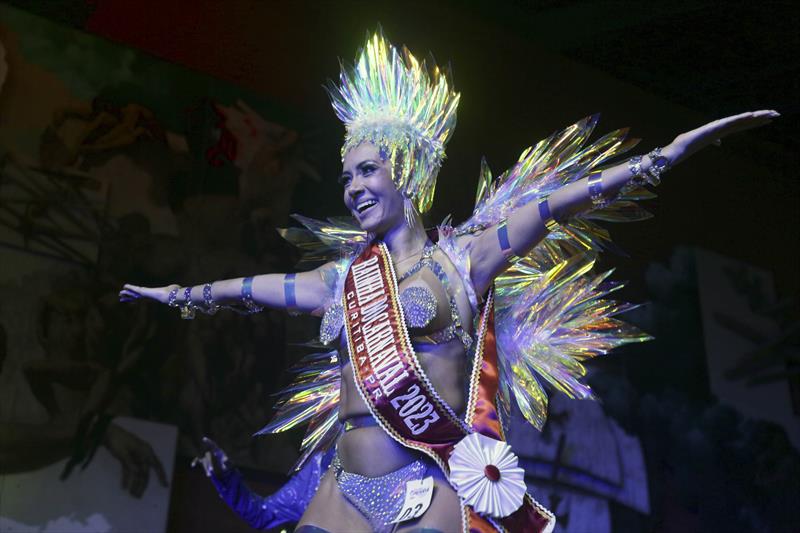 Escolha do Cortejo Real do Carnaval 2023, no Memorial de Curitiba. Foto: Cido Marques/FCC