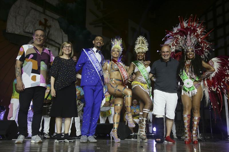 Escolha do Cortejo Real do Carnaval 2023, no Memorial de Curitiba. Foto: Cido Marques/FCC