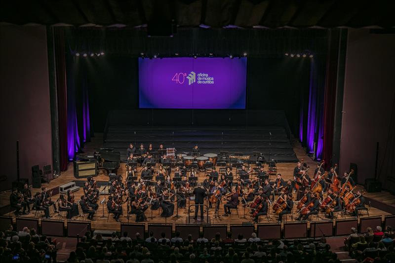 Concerto de encerramento da 40 Oficina de música de Curitiba no Teatro Guaira - Curitiba, 03/02/2023 - Foto: Daniel Castellano / SMCS