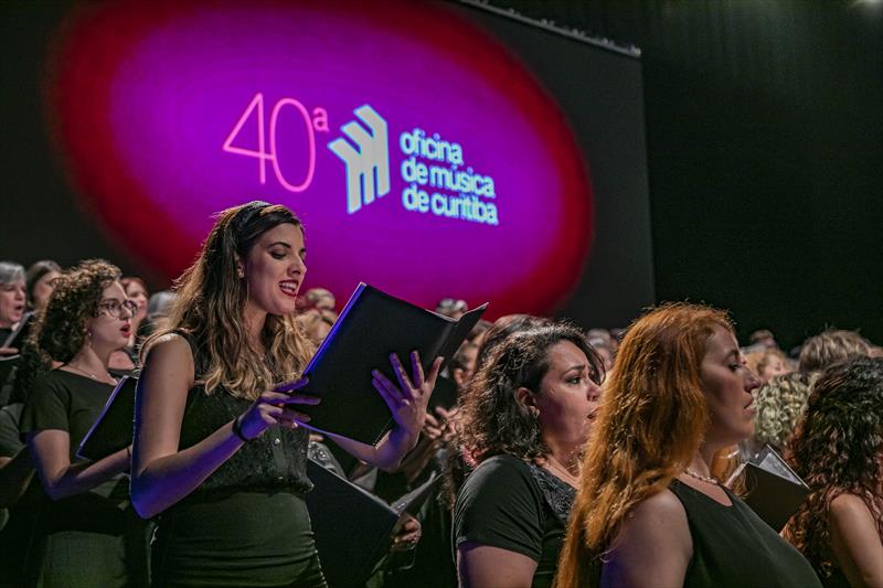 Concerto de encerramento da 40 Oficina de música de Curitiba no Teatro Guaira - Curitiba, 03/02/2023 - Foto: Daniel Castellano / SMCS