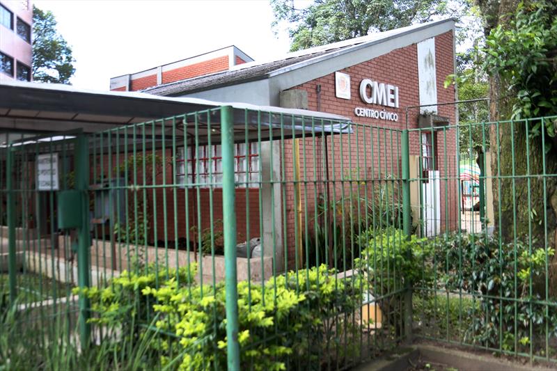 Volta as aulas, fachada do CMEI Centro Cívico.
Curitiba, 07/02/2023.
Foto: Luiz Costa/ SME