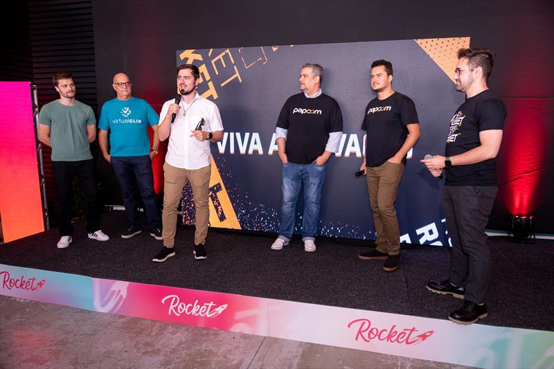Lançamento da 5ª edição do Rocket, o maior reality show de inovação do Brasil no Engenho da Inovação, no Rebouças.- Curitiba, 14/02/2023 - Foto: PRISCILLA FIEDLER