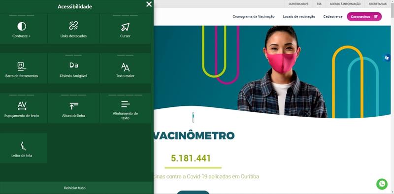 Prefeitura de Curitiba deixa sites mais acessíveis às pessoas com deficiência.