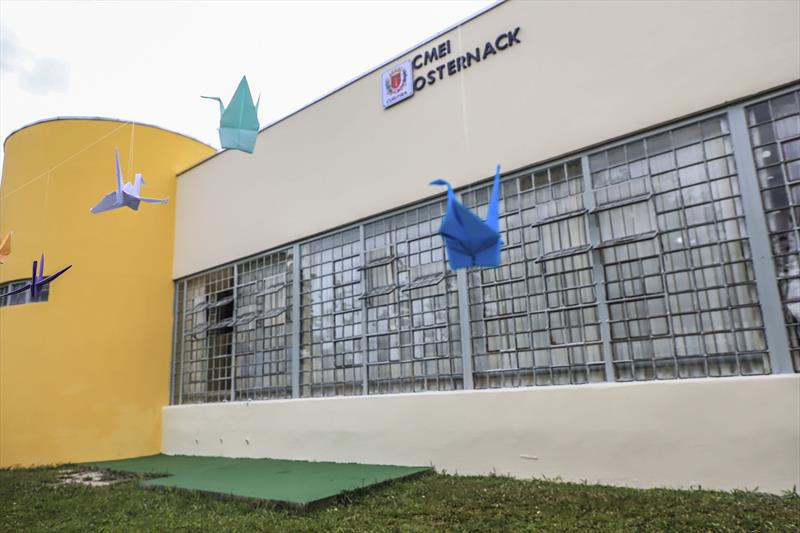 Entrega da revitalização do CMEI Vila Osternack.
Curitiba, 01/03/2023.
Foto: José Fernando Ogura/SMCS.
