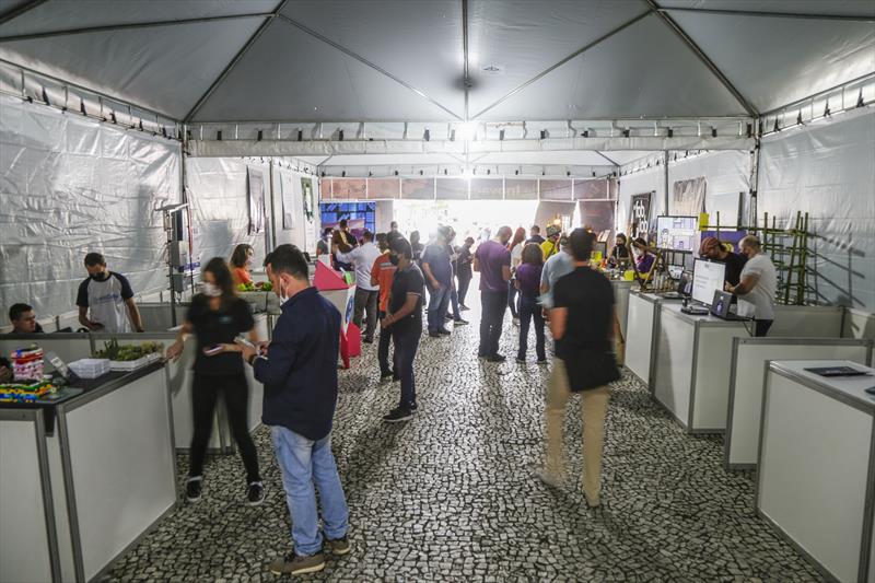 Feira de Inovação na Rua XV de Novembro. Curitiba, . Foto: Pedro Ribas/SMCS
