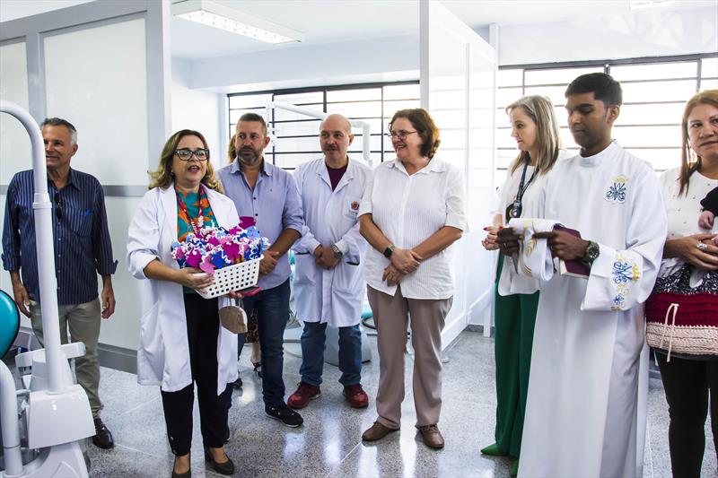 Curitiba entrega a 69ª Clínica Odontológica reformada na US Concórdia.
Curitiba 30/03/2023.
Foto: Levy Ferreira/SMCS