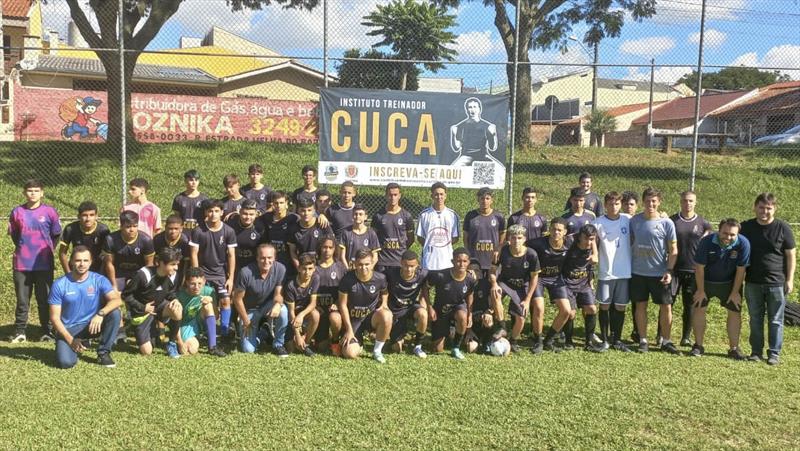 Parceria com o Instituto Cuca leva futebol para a Cidade Industrial de Curitiba.
Foto: Divulgação