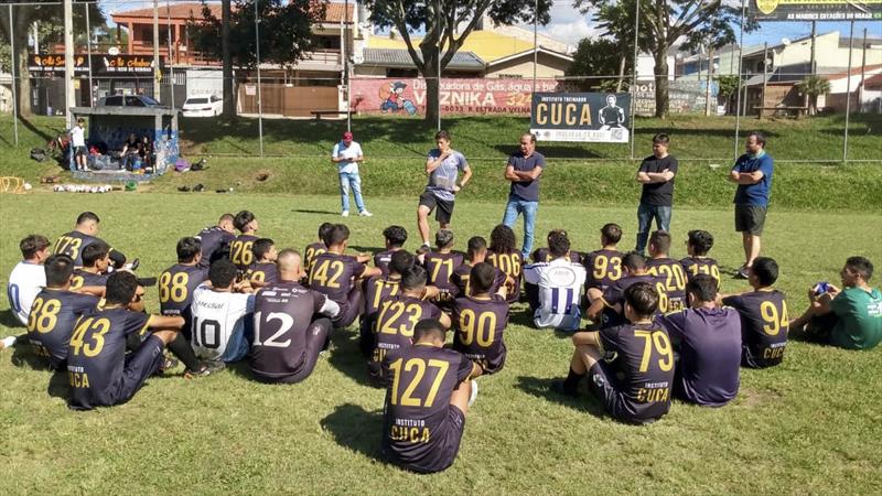 Parceria com o Instituto Cuca leva futebol para a Cidade Industrial de Curitiba.
Foto: Divulgação