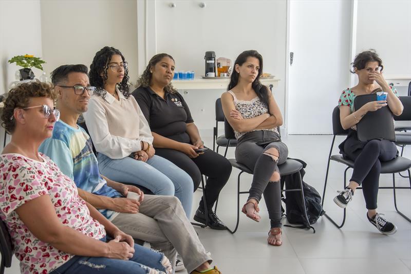 Conversa com a comunidade surda para falar sobre igualdade racial, uma promoção do Central de Libras. Curitiba 31/03/2023
Foto: Levy Ferreira/SMCS

