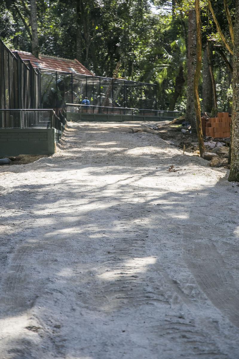Obras no Zoológico. Curitiba, 22/05/2023. Foto: Pedro Ribas/SMCS