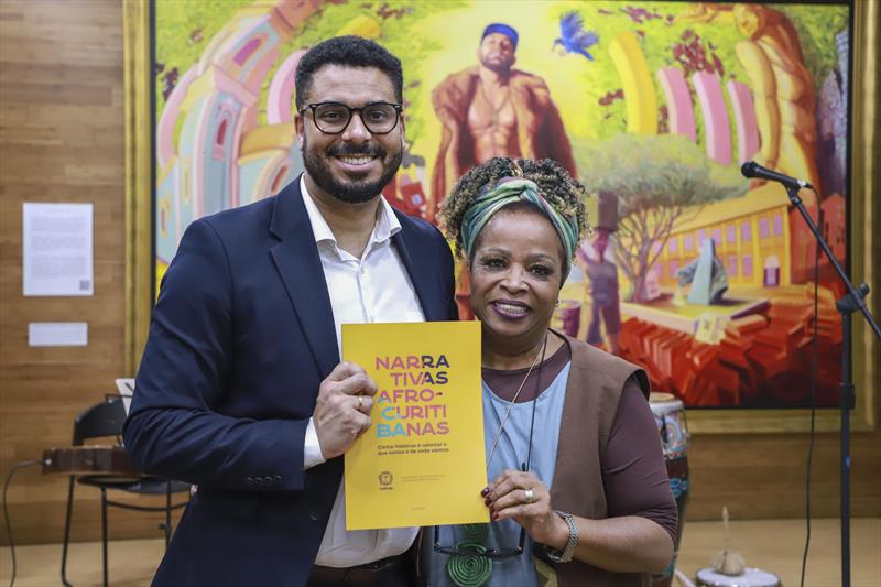 Lançamento da 2ª edição das Narrativas Afrocuritibanas, no Solar da Cultura. Curitiba, 25/05/2023. Foto: Hully Paiva/SMCS