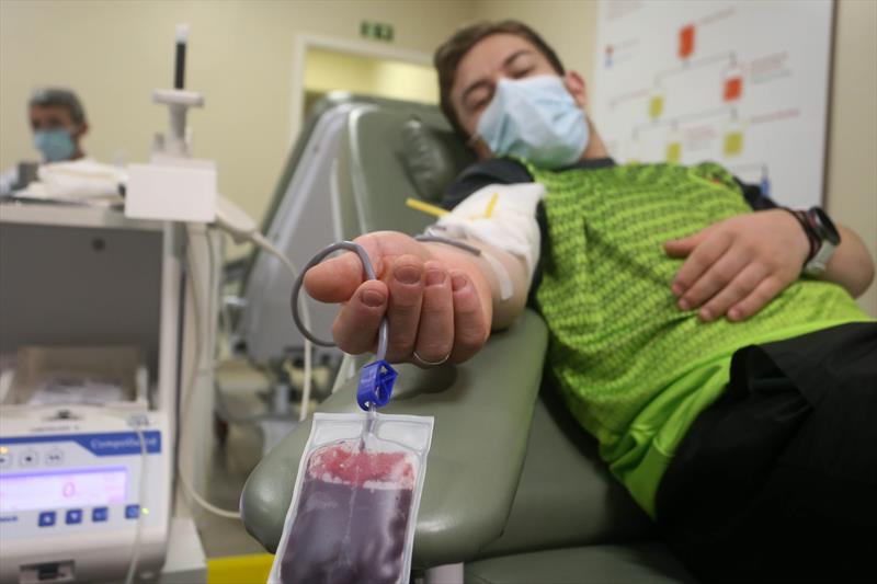 Campanha Doe Sangue pelo Esporte 2023 começa nesta quinta-feira em Curitiba.
Foto: Luiz Costa/ SMCS (arquivo)