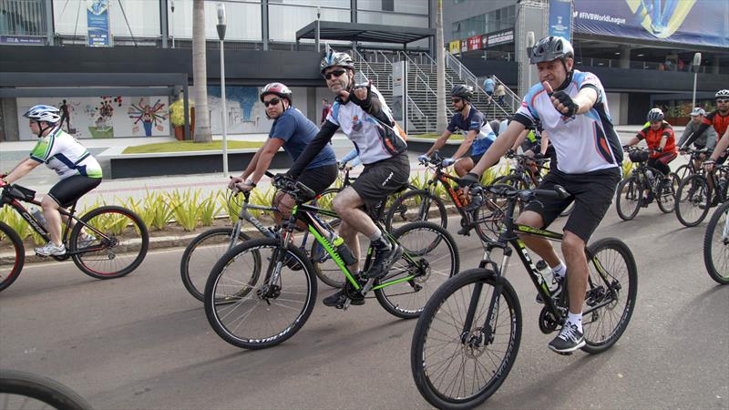 Passeios ciclísticos vão animar as 10 regionais de Curitiba no próximo domingo 04/06.
Foto: Guilherme Dalla Barba/SMELJ