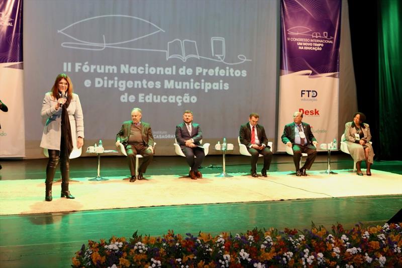 Congresso novo tempo Educação.
Curitiba, 31/05/2023. 
Foto: Luiz Costa/SMCS