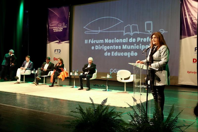 Congresso novo tempo Educação.
Curitiba, 31/05/2023. 
Foto: Luiz Costa/SMCS