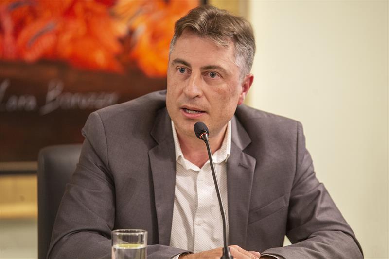 Novo presidente da Agência Curitiba, Dario Paixão. Curitiba, 05/06/2023. Foto: Ricardo Marajó/SMCS.