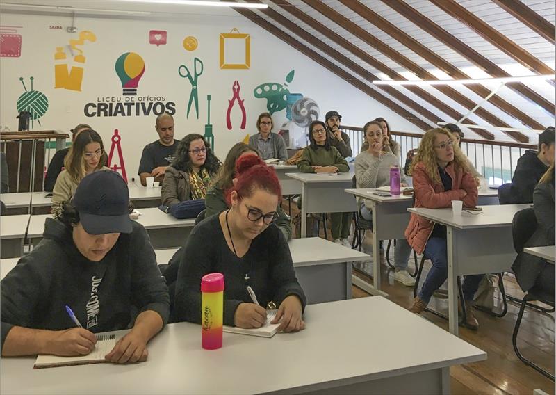 Liceu de Ofícios Criativos divulga programação com cursos presenciais e gratuitos. 
Foto: Divulgação