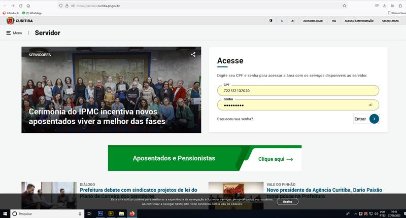 Serviços online e menu de vídeos modernizam Portal do Servidor.