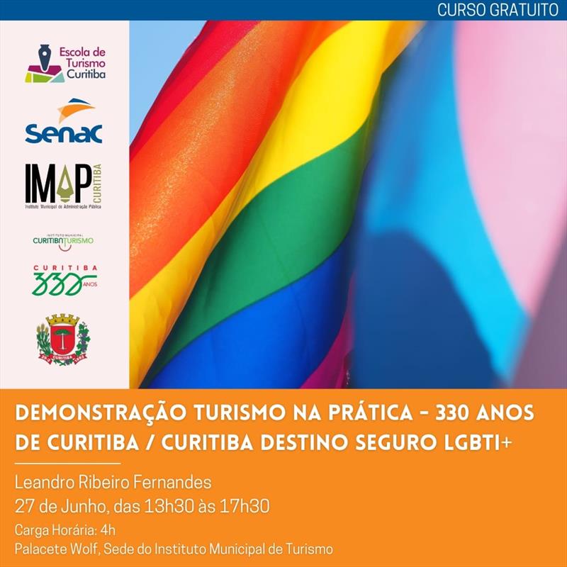 Estufa iluminada e tour Roteiro Seguro marcam a Semana LGBTI+.