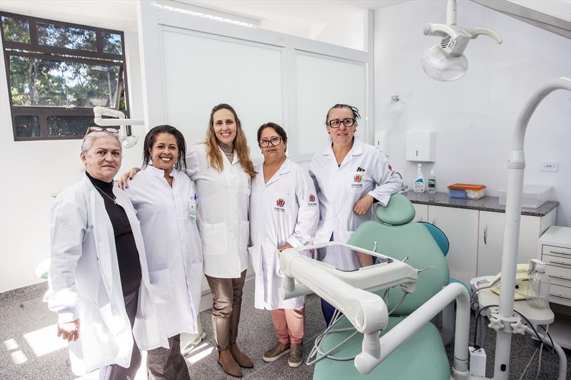 Entrega da reforma da clínica de Odontologia da Unidade de Saúde São José na CIC. Curitiba, 04/07/2023. Foto Ricardo Marajó/SMCS