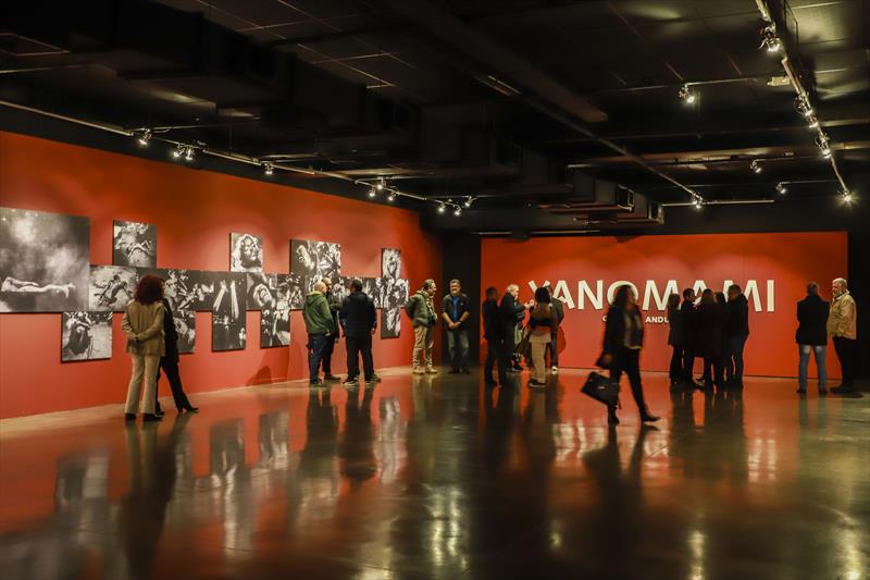 Abertura da Mostra Yanomami, de Claudia Andujar, no Museu Municipal de Arte (MuMA). 
Foto: Hully Paiva/SMCS