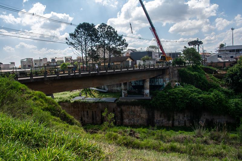 Assinada ordem de serviço para obras no viaduto do Alto Boqueirão, em Curitiba.
Foto: Levy Ferreira/SMCS