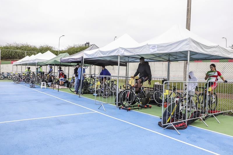 Curitiba é palco de um importante evento esportivo internacional: a Taça Brasil de Ciclismo de Pista, que ocorre no Centro de Esporte e Lazer Velódromo, no Jardim Botânico. Curitiba, 27/07/2023. Foto: Hully Paiva/SMCS