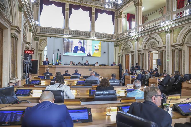 Abertura dos Trabalhos Legislativos na Câmara Municipal de Curitiba - Curitiba, 01/08/2023 - Foto: Daniel Castellano / SMCS
