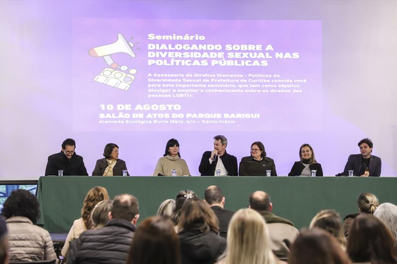 Seminário Dialogando Sobre a Diversidade nas Políticas Públicas, no Salão de Atos do Parque Barigui. Curitiba, 10/08/2023. Foto: Hully Paiva/SMCS