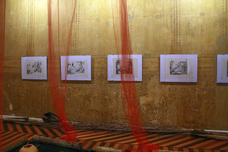 Museu da Gravura - Expos. 'Berenice à Deriva' de Isabelle Mesquita. 
Foto: Cido Marque