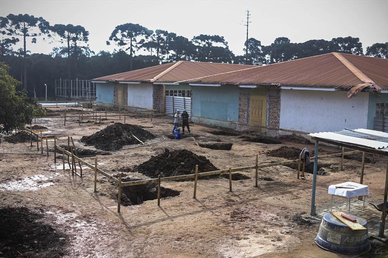 Curitiba investe R$21 milhões em obras na área da educação.
- Na imagem, Escola Municipal Joana Raska.
Curitiba, 15/08/2023.
Foto: Luiz Costa/SMCS