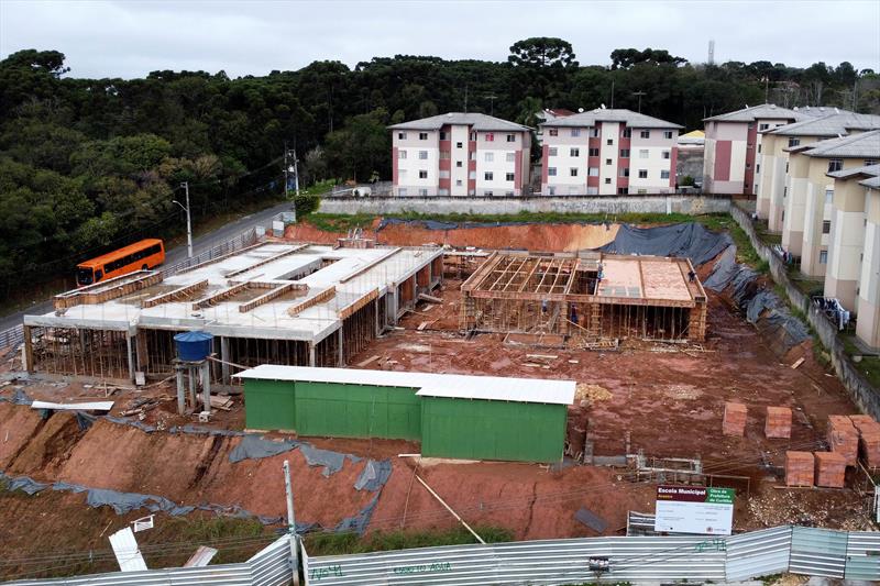 Curitiba investe R$21 milhões em obras na área da educação.
- Na imagem, Escola Municipal Aroeira.
Curitiba, 15/08/2023.
Foto: Luiz Costa/SMCS