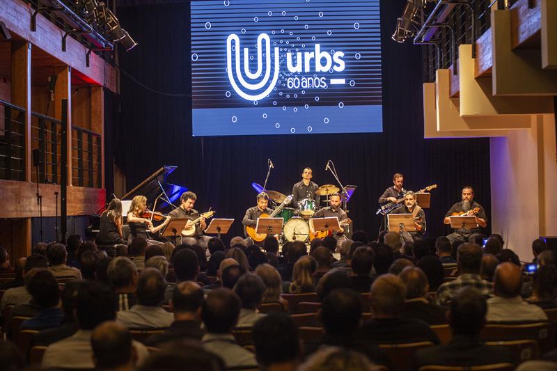 Concerto da Orquestra Á Base de Cordas de Curitiba em celebração aos 60 anos da Urbs na Capela Santa Maria. Curitiba, 24/08/2023. Foto: Ricardo Marajó/SMCS