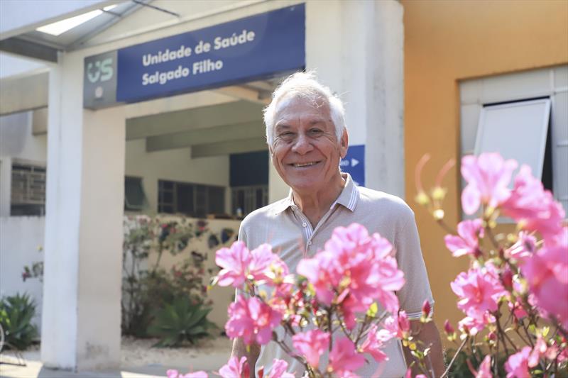 Unidade de Saúde Salgado Filho recebe Clínica Odontológica reformada e comemora 20 anos de existência. Na imagem, o Presidente do Conselho Local de Saúde, Luiz Carlos Pinheiro.
Curitiba, 24/08/2023.
Foto: José Fernando Ogura/SMCS.